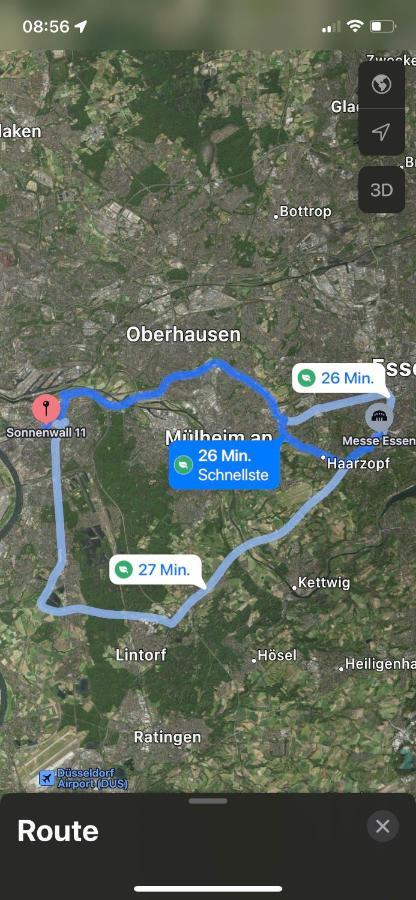*City, Naehe Hbf, Kingsizebetten, Fitnessecke* ドゥイスブルグ エクステリア 写真
